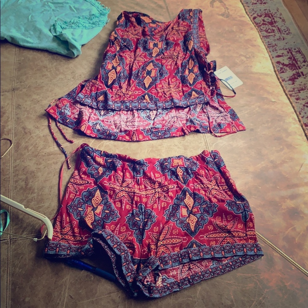 Two-Piece Free People Boho set, sz.8